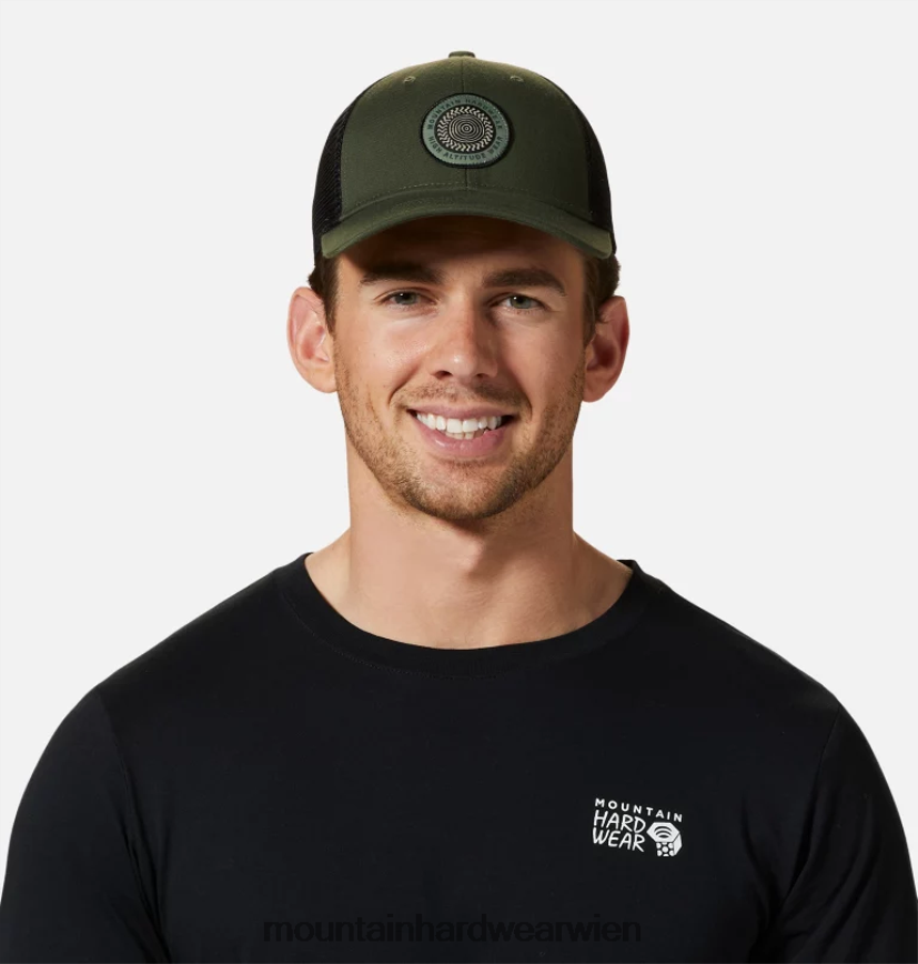 Mountain Hardwear überschüssiges Grün Männer Fernlastfahrerhut der großen Höhe Zubehör PJ02HL425
