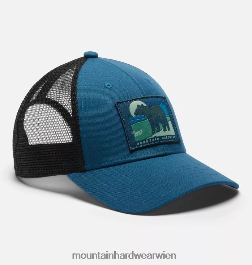 Mountain Hardwear dunkles Kaspisches Meer Männer 93 Bären-Truckermütze Zubehör PJ02HL427